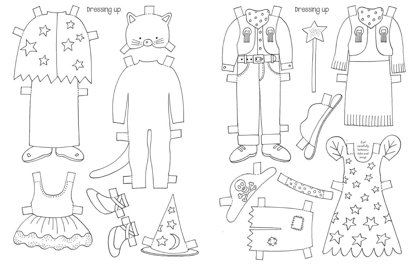 Make and Colour Paper Dolls