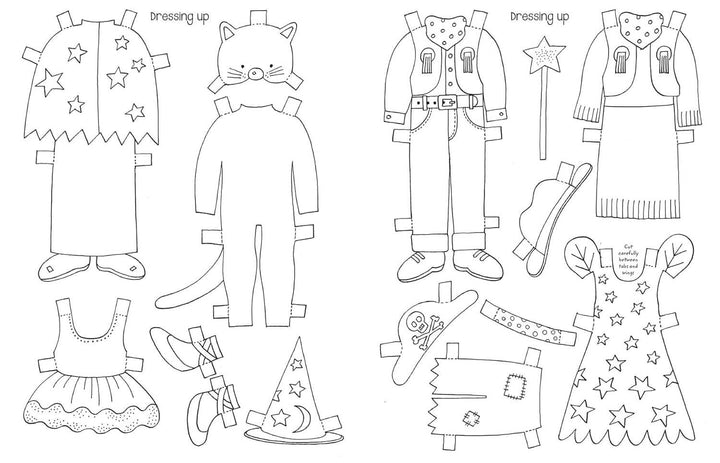 Make and Colour Paper Dolls