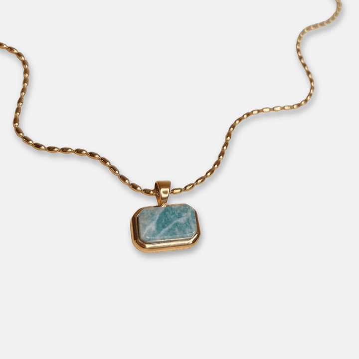 Marble Tablet Necklace