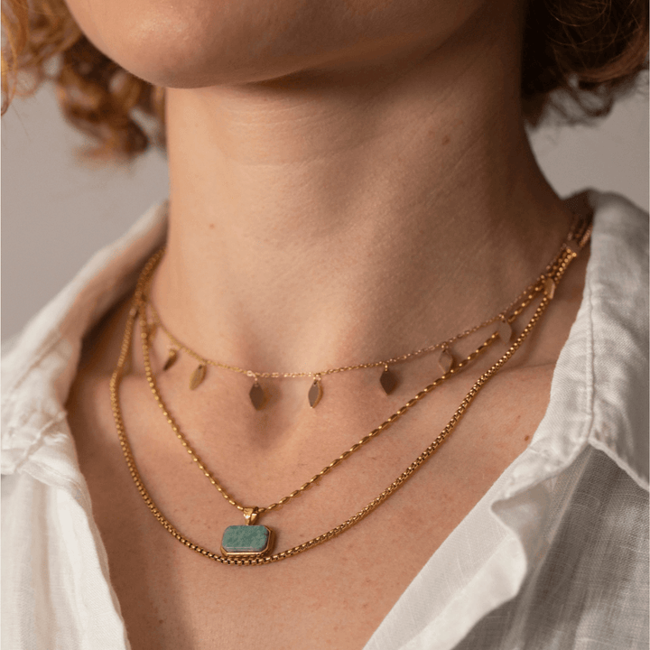 Marble Tablet Necklace