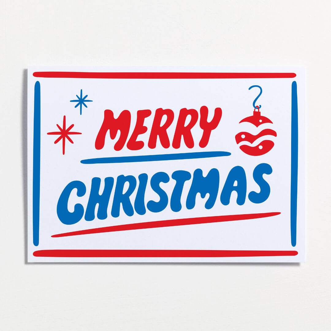 Merry Christmas Greetings Card