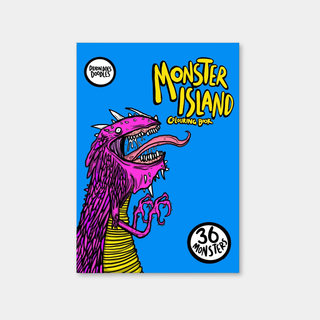Monster Island Colouring Book