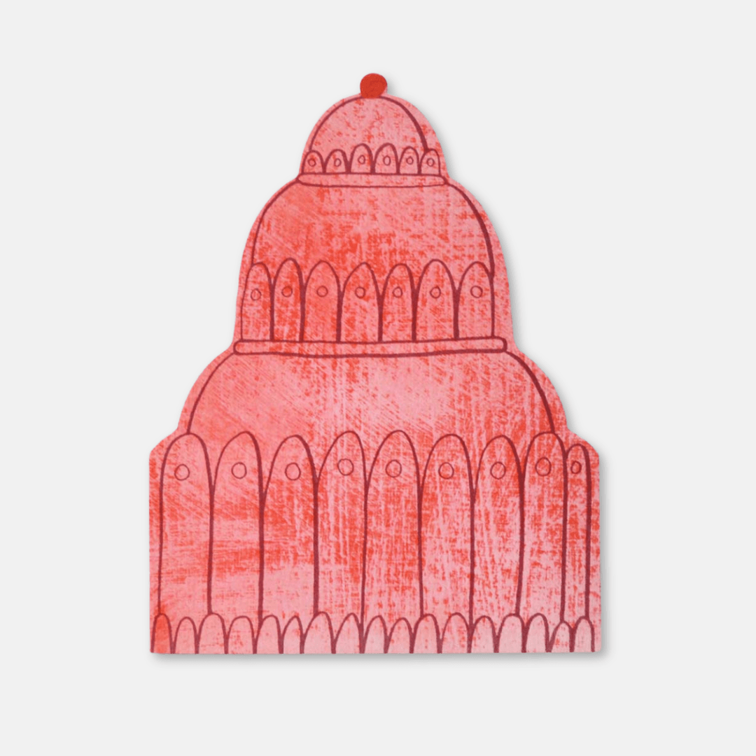 Vintage Jelly Shaped Greetings Card
