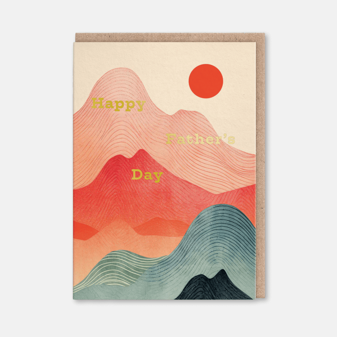 Mountain Father's Day Greetings Card