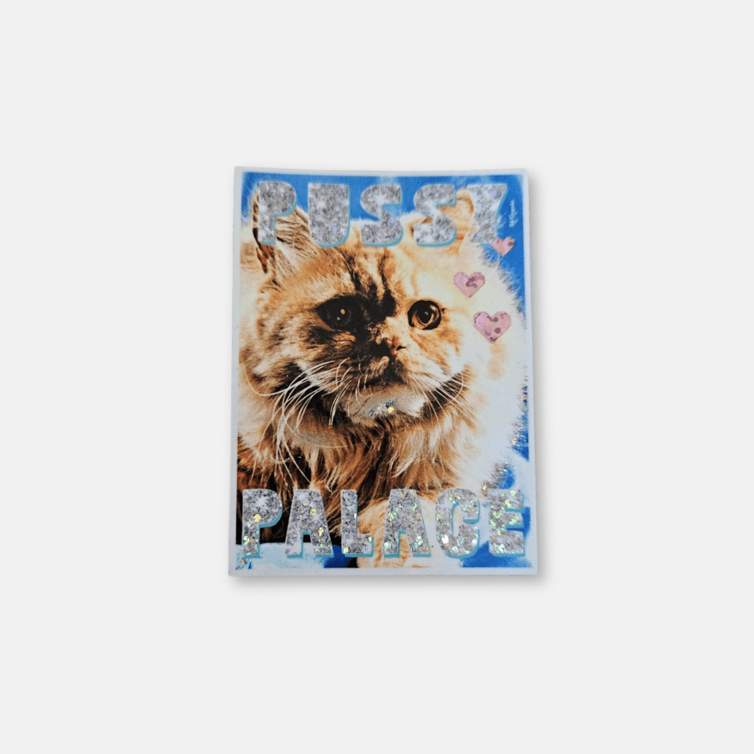 Pussy Palace Holographic Vinyl Sticker