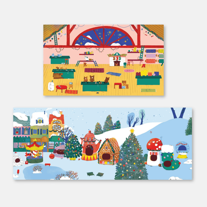 Christmas Village Sticker Play