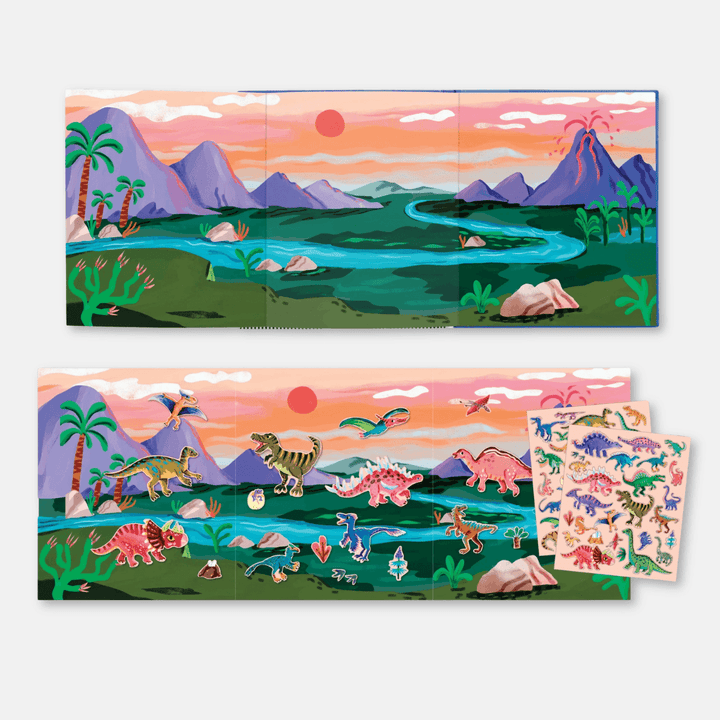 Dinosaur Park Sticker Play