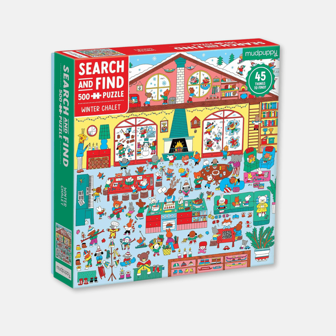 Winter Chalet Search & Find 500 Piece Puzzle