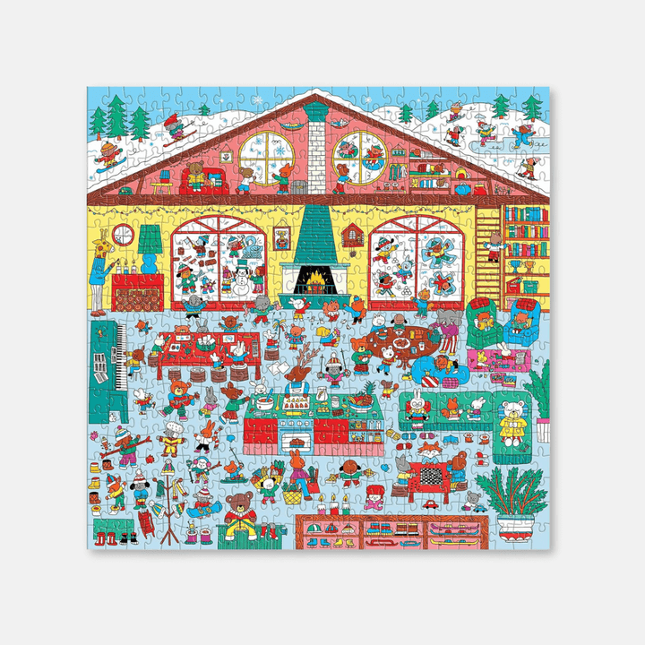 Winter Chalet Search & Find 500 Piece Puzzle