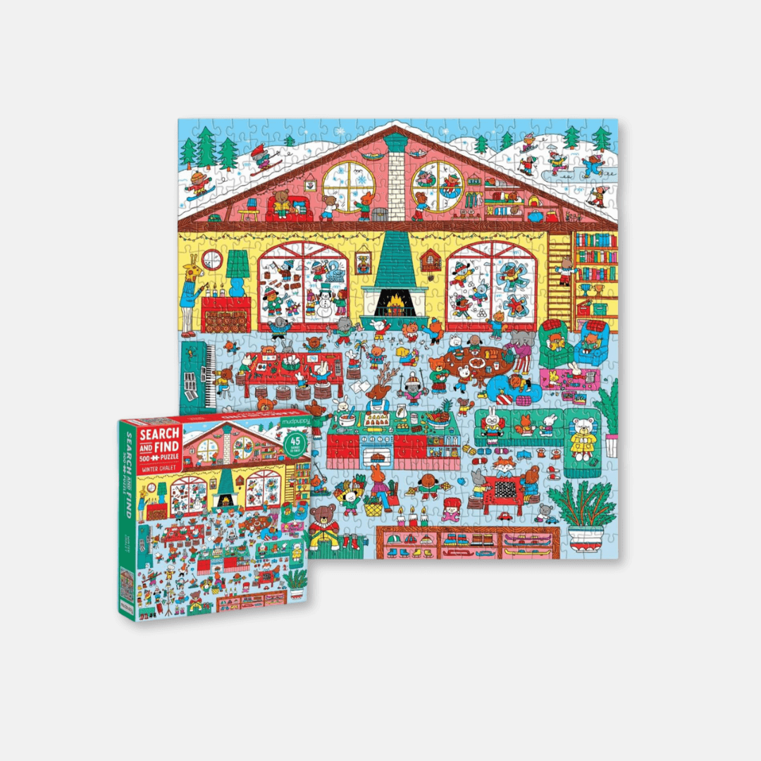 Winter Chalet Search & Find 500 Piece Puzzle