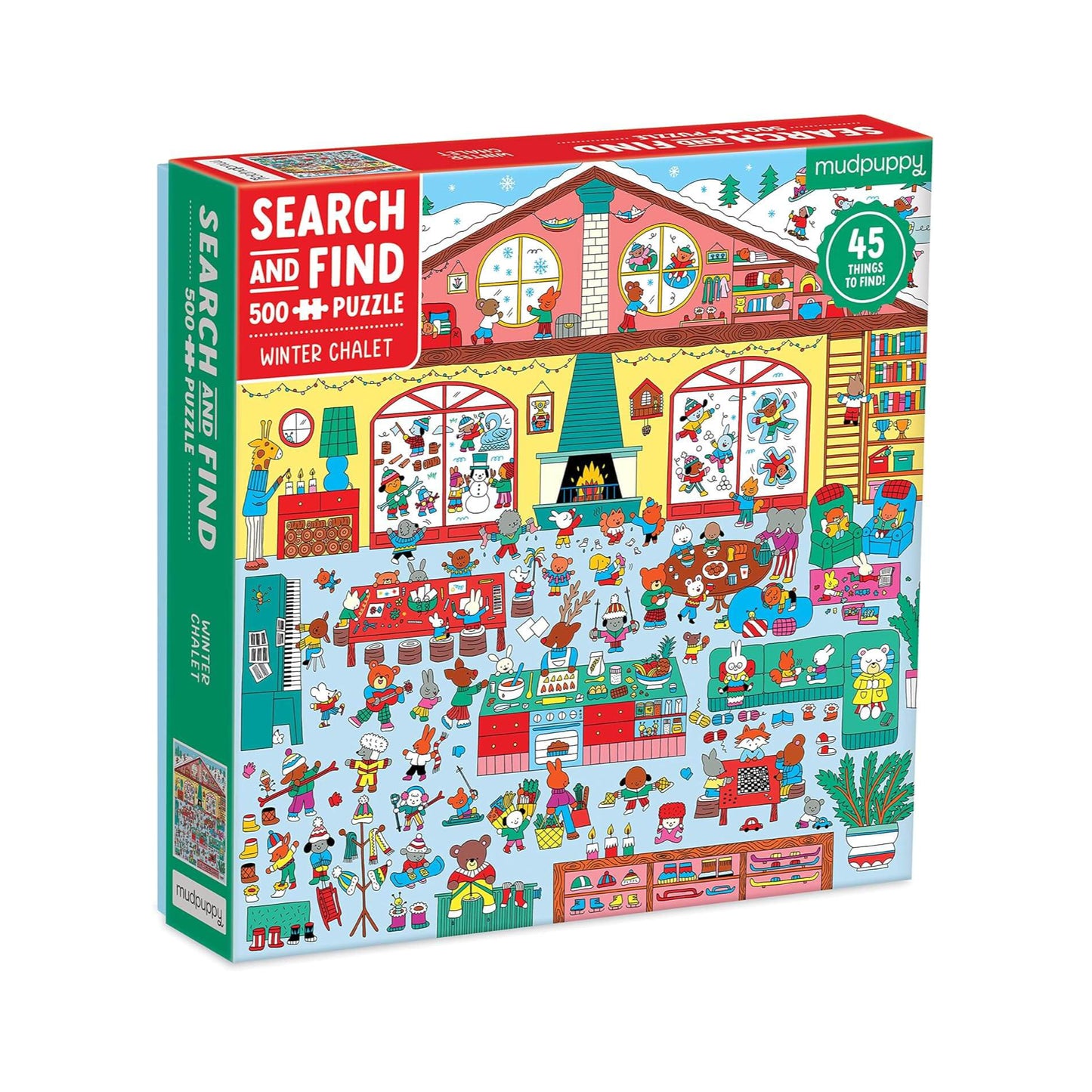 Winter Chalet Search & Find Puzzle