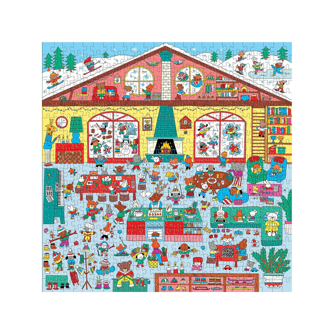 Winter Chalet Search & Find Puzzle