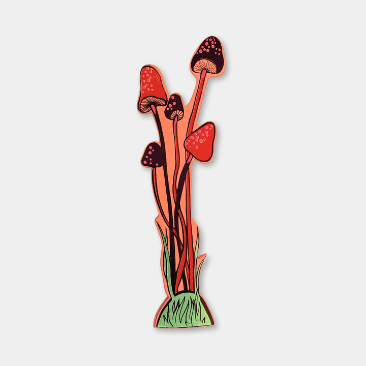 Mushroom Leather Bookmark