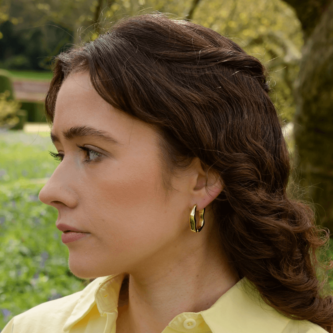 Oblong Wiggle Earrings