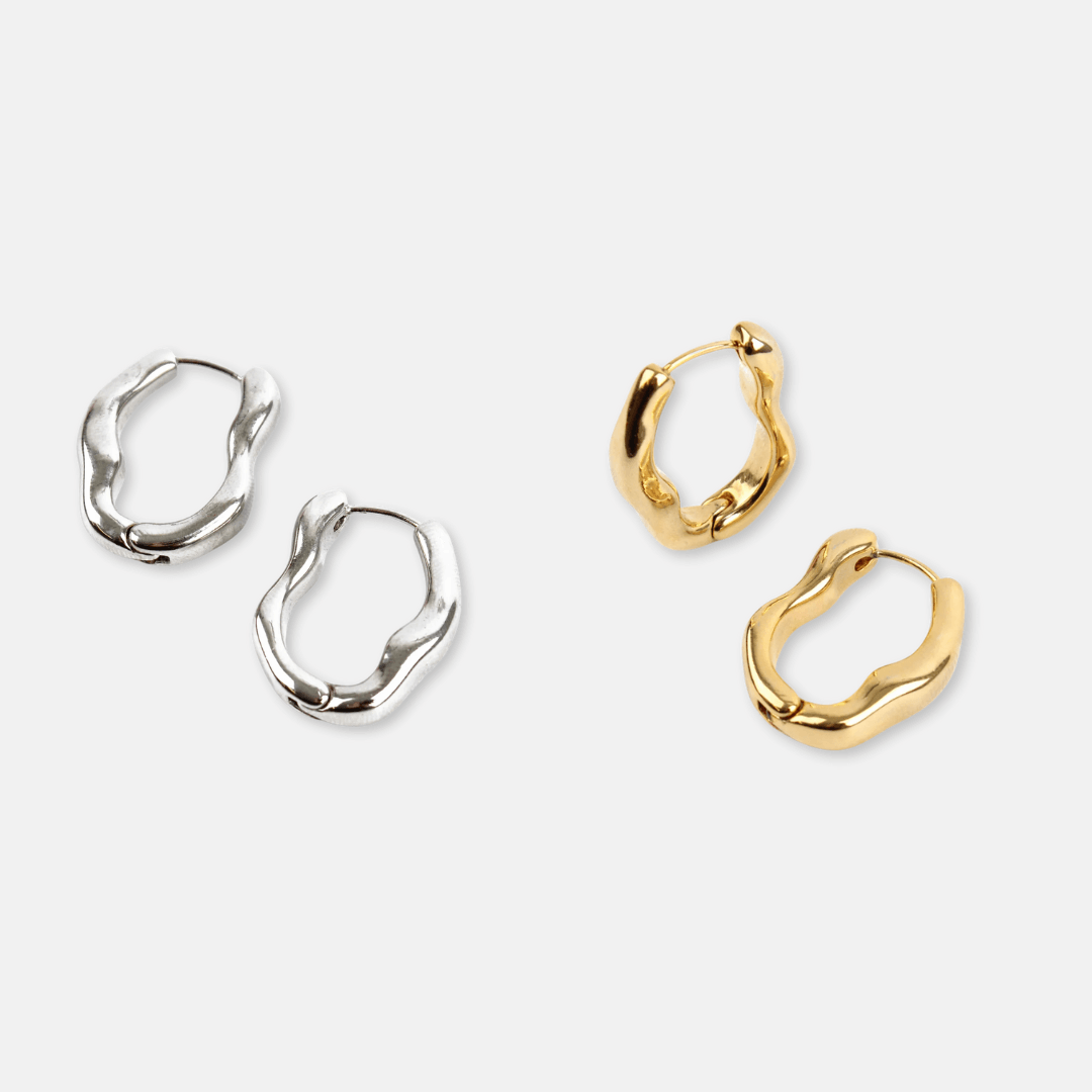 Oblong Wiggle Earrings