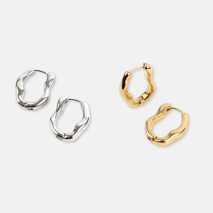 Oblong Wiggle Earrings