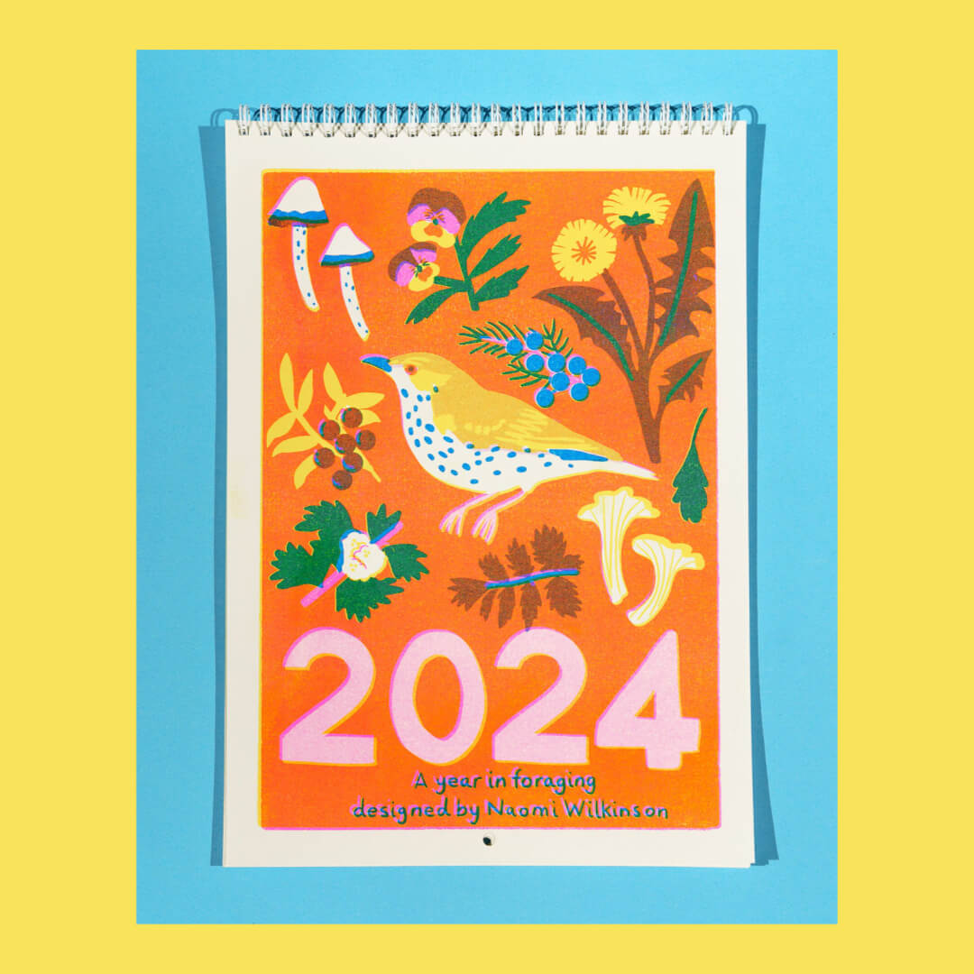 Naomi Wilkinson 2024 Foraging Calendar BAM Store + Space
