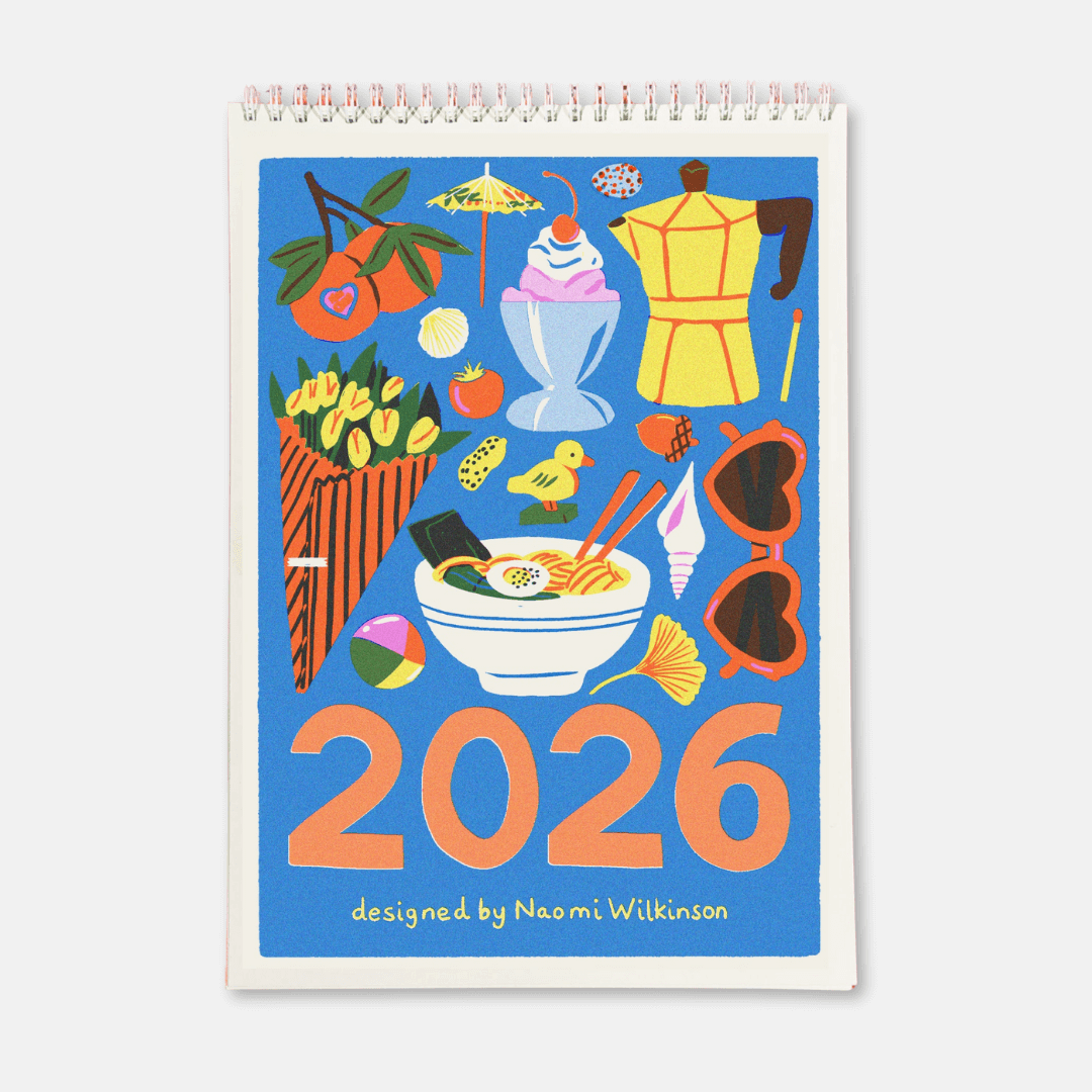 Naomi Wilkinson 2026 Riso Calendar BAM Store Space Naomi Wilkinson 2026 Riso Wall Calendar Bam Store Space Bristol Uk 