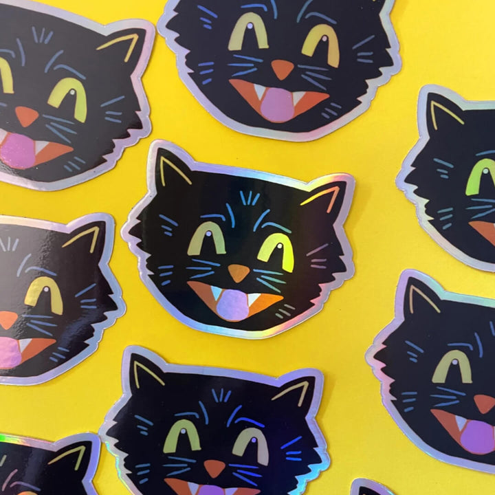 Black Cat Sticker