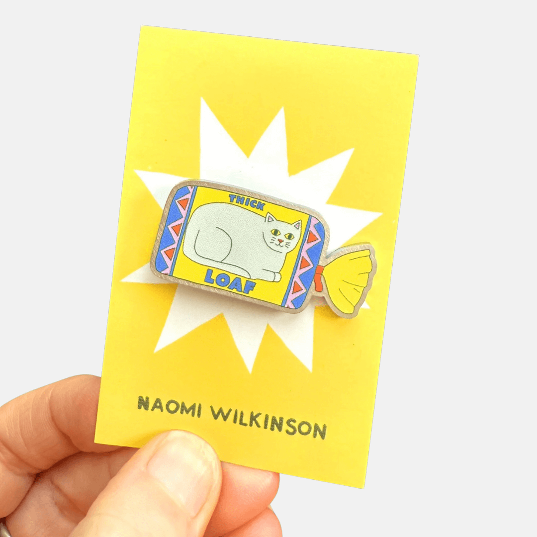 Cat Loaf Pin Badge