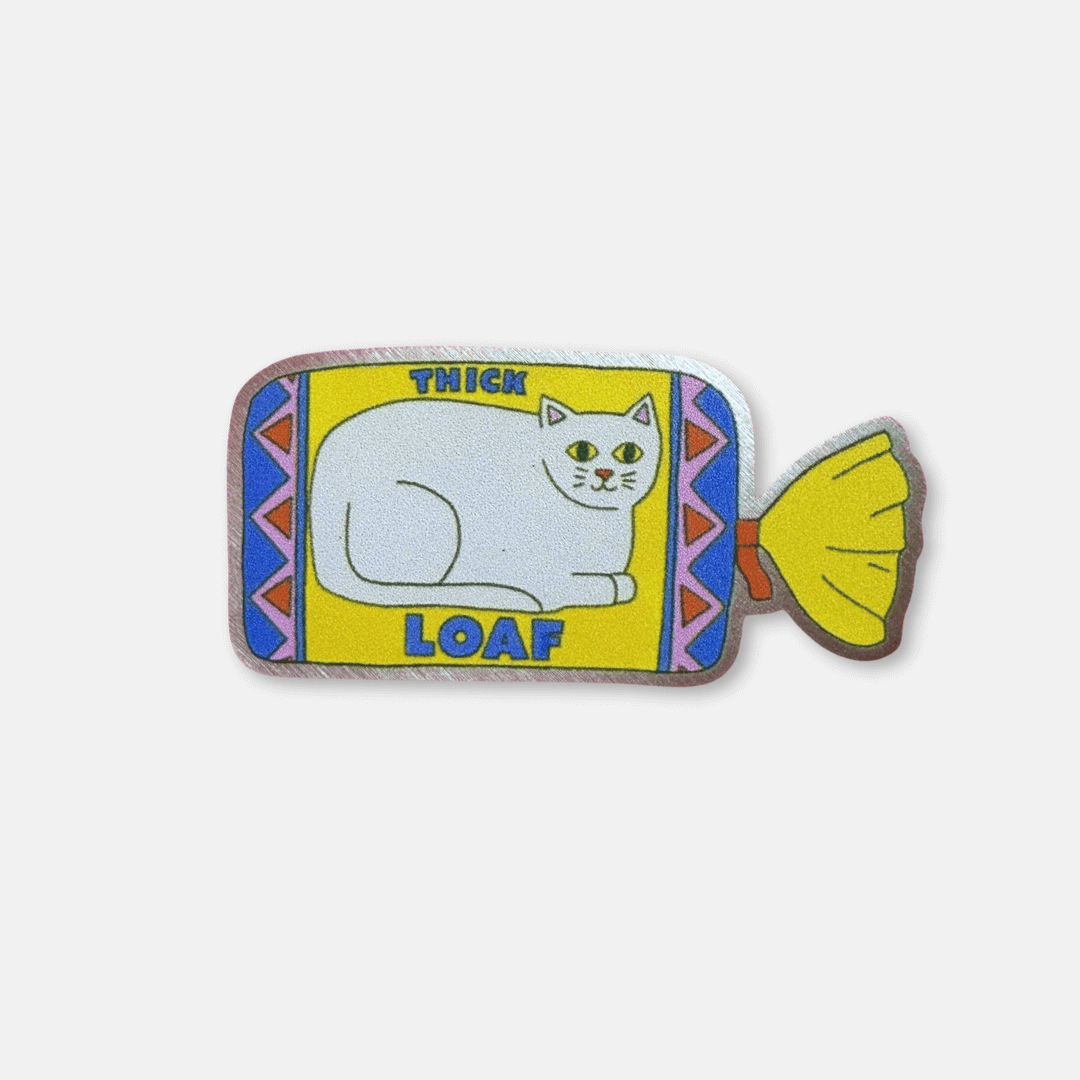 Cat Loaf Pin Badge