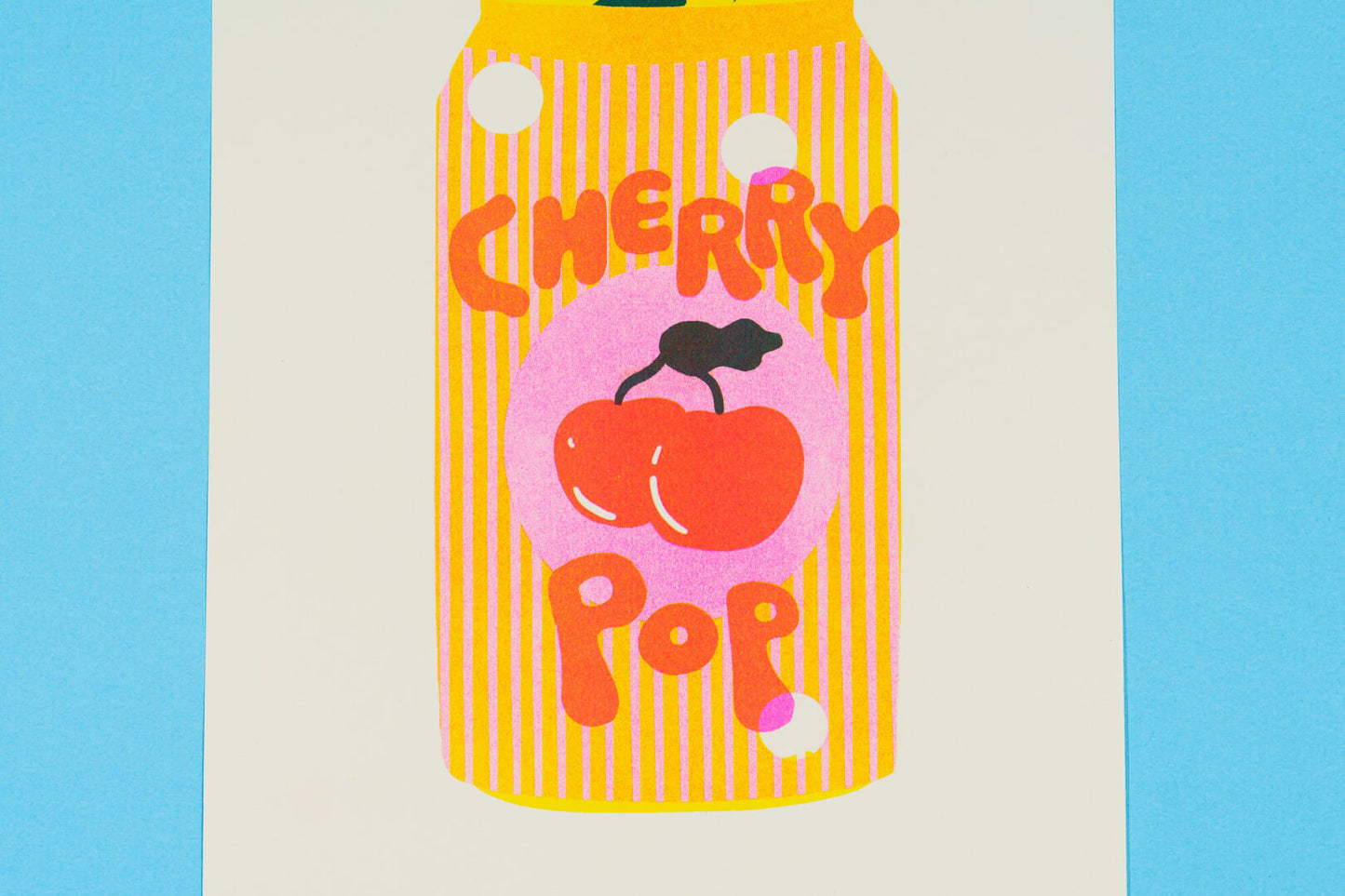 Cherry Pop Riso Print