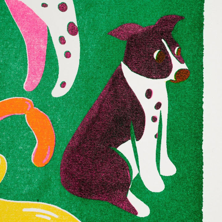 Dogs Riso Print