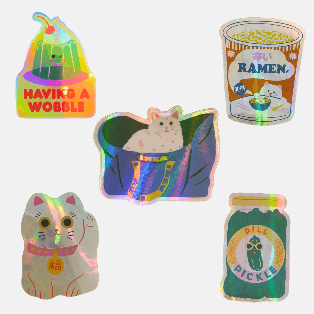 Naomi Wilkinson Holographic Stickers