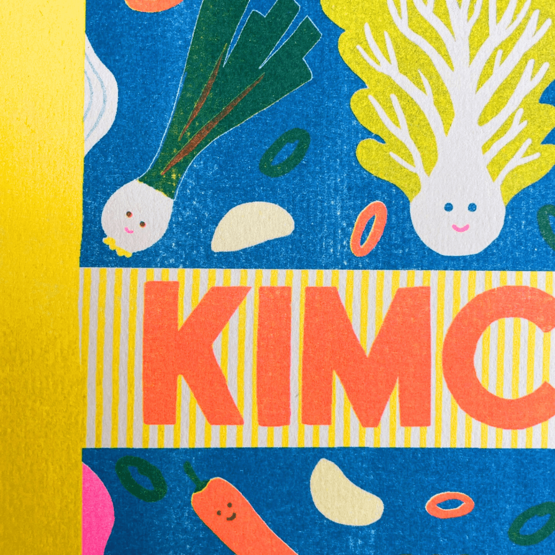 Kimchi A4 Riso Art Print