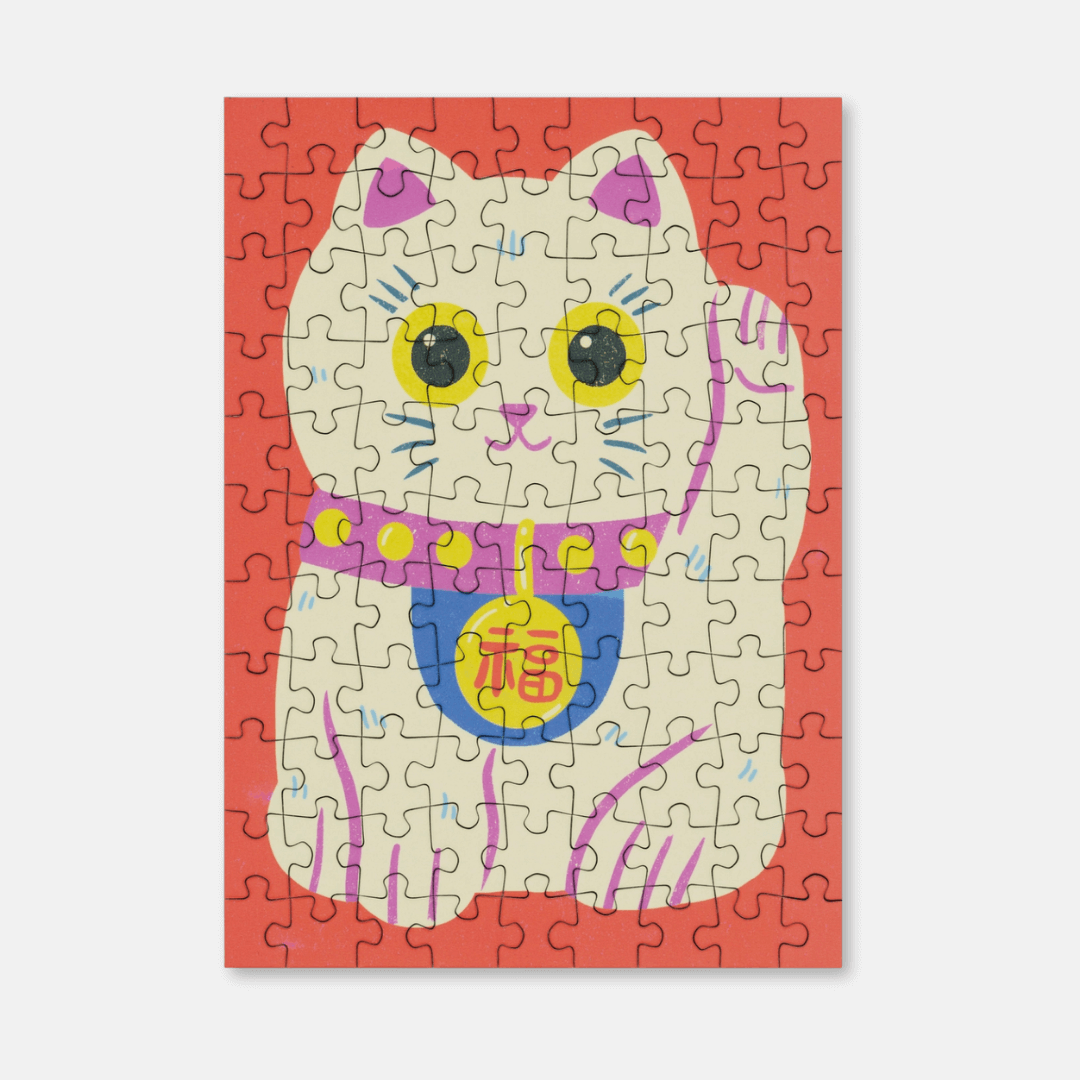 Lucky Cat 99 Piece Mini Puzzle