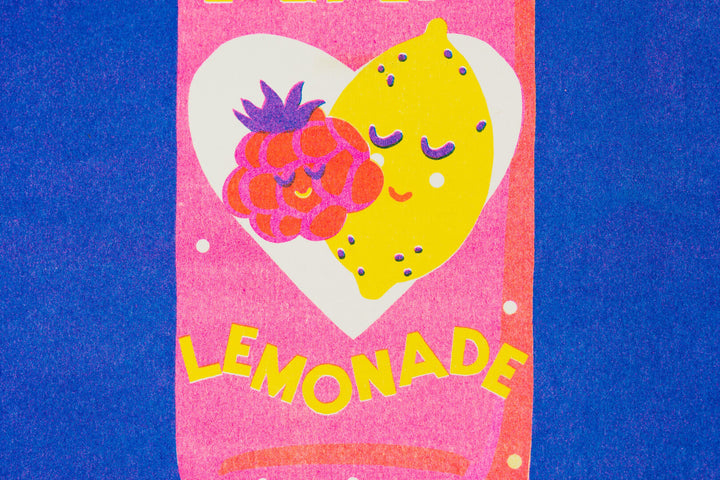 Pink Lemonade A4 Riso Print