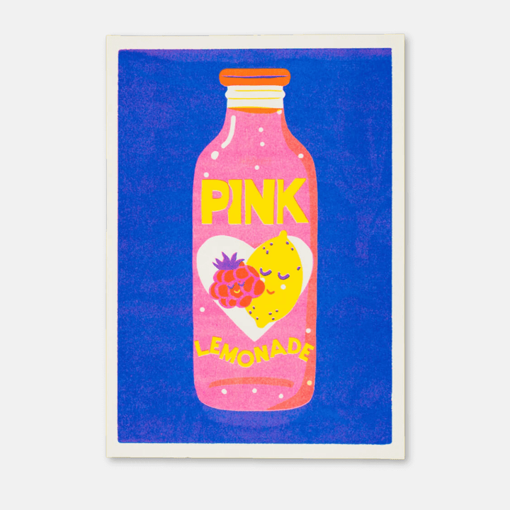 Pink Lemonade A4 Riso Print