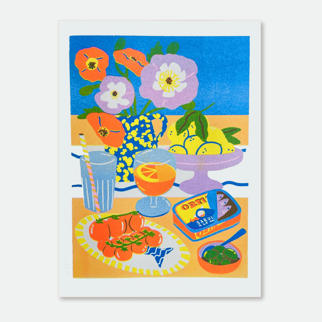 Still Life #3 Riso Print