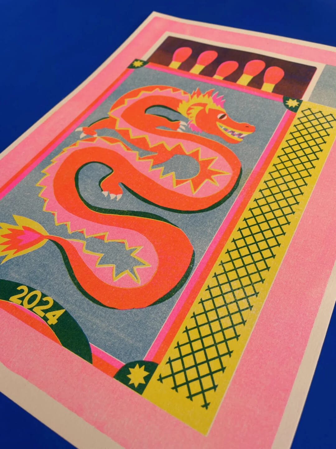 Year of the Dragon Riso Print