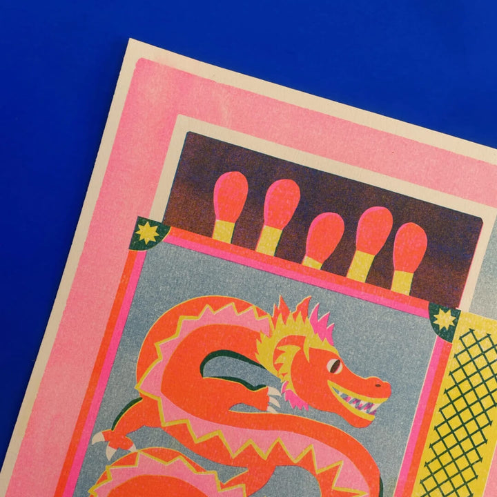 Year of the Dragon Riso Print