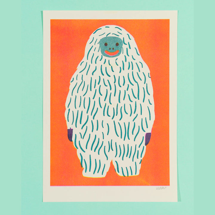 Yeti Riso A4 Print