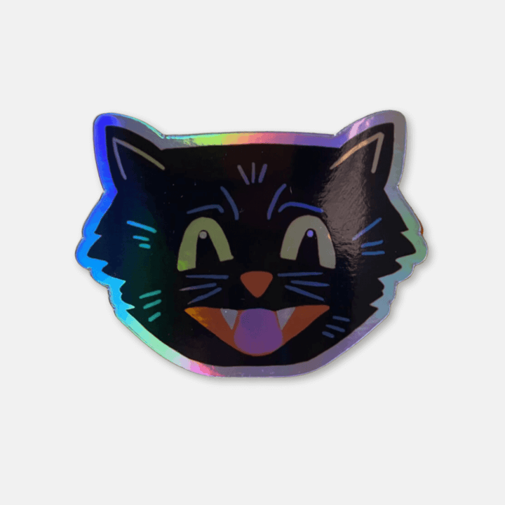 Black Cat Sticker