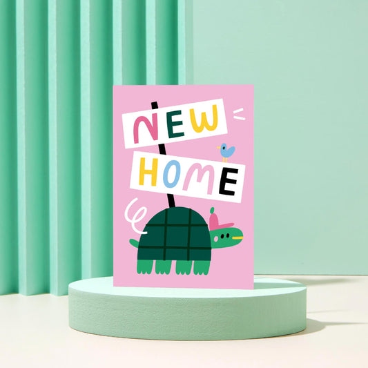 New Home Turtle Greetings Card