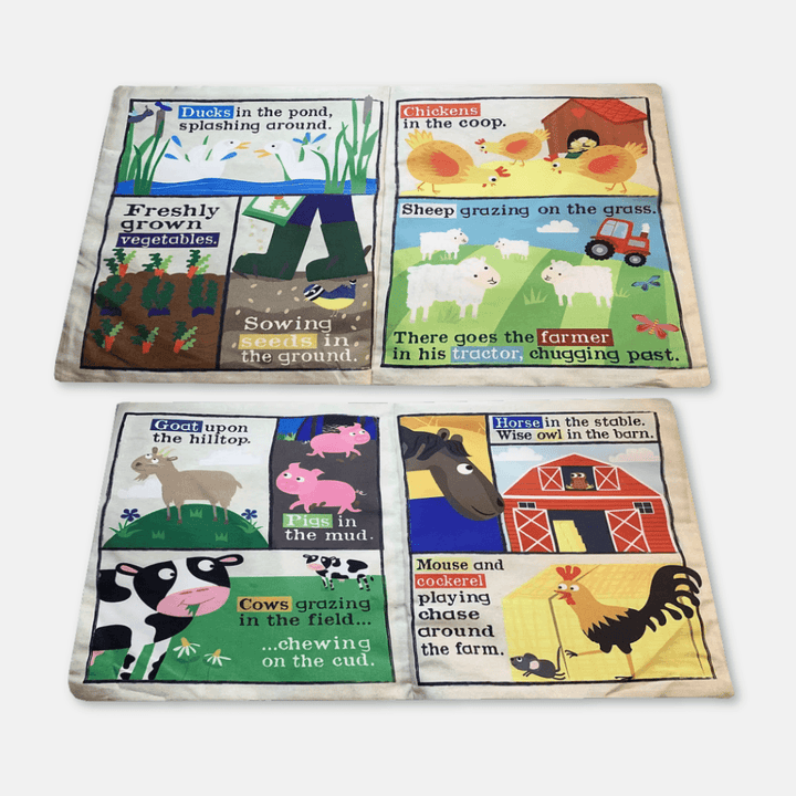 Crinkly Cloth Books: A Day at the Farm