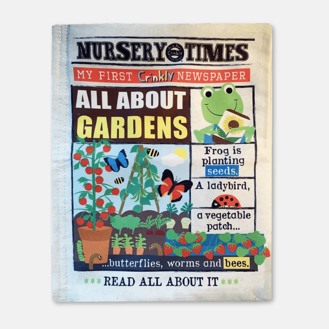 All About Gardens Crinkly Cloth Book