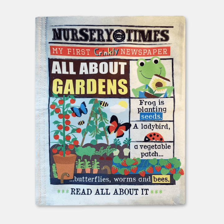 All About Gardens Crinkly Cloth Book