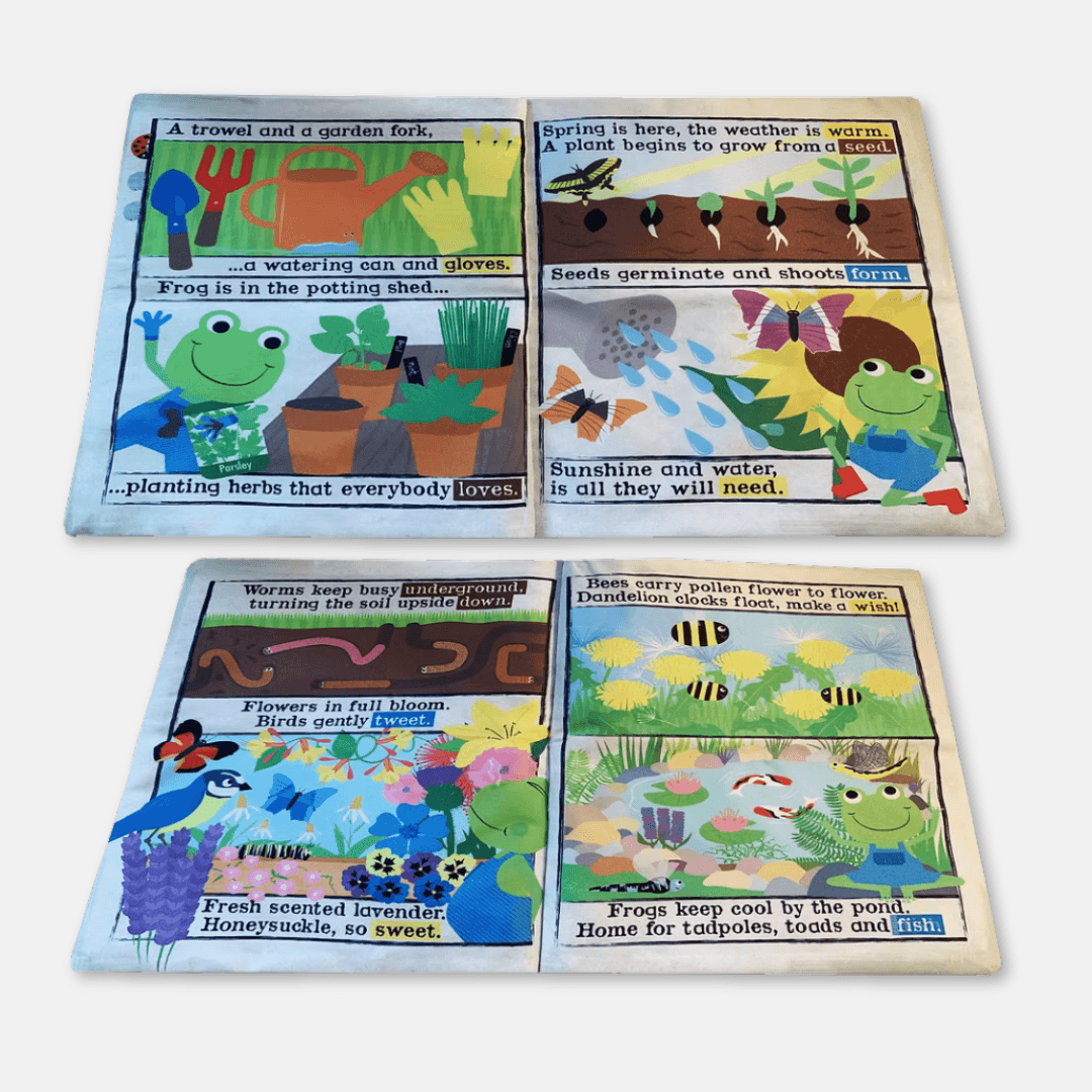 All About Gardens Crinkly Cloth Book