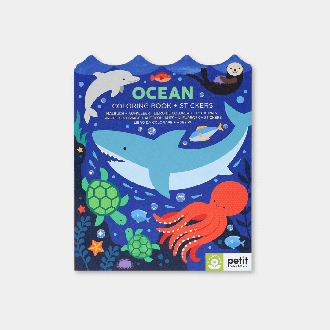 Ocean Colouring Book & Stickers