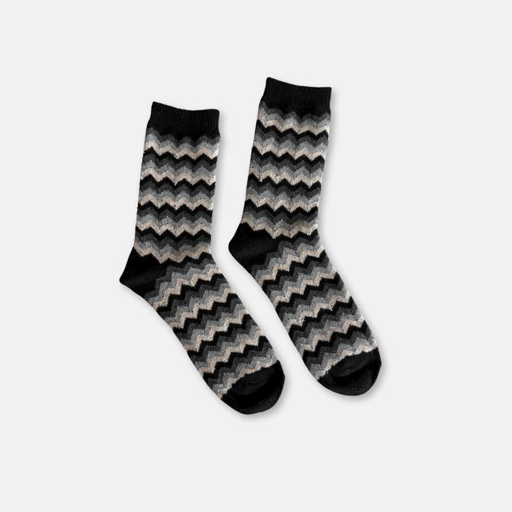 Chevron Wool Socks