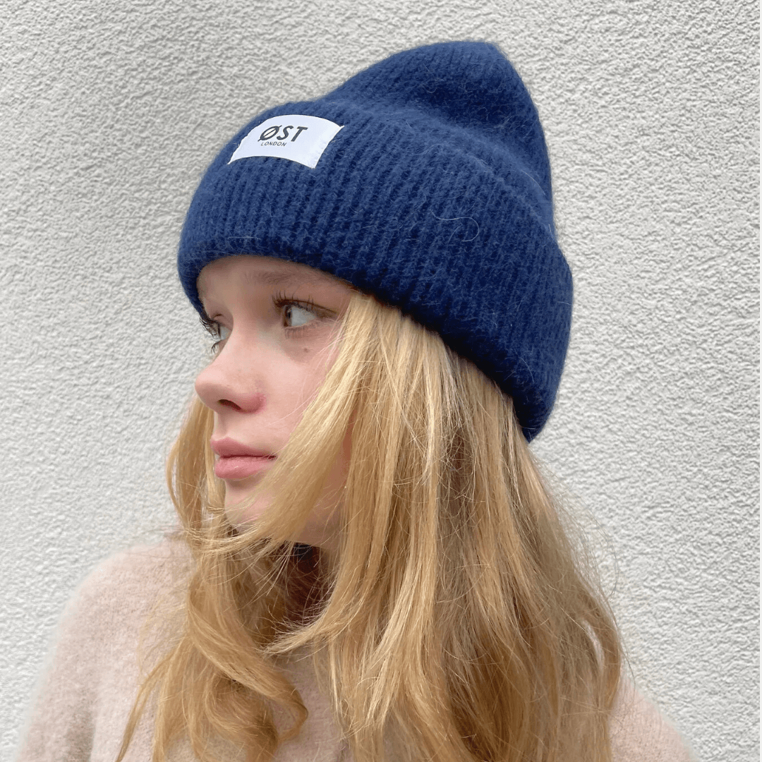 Clara Angora Blend Beanie Hat