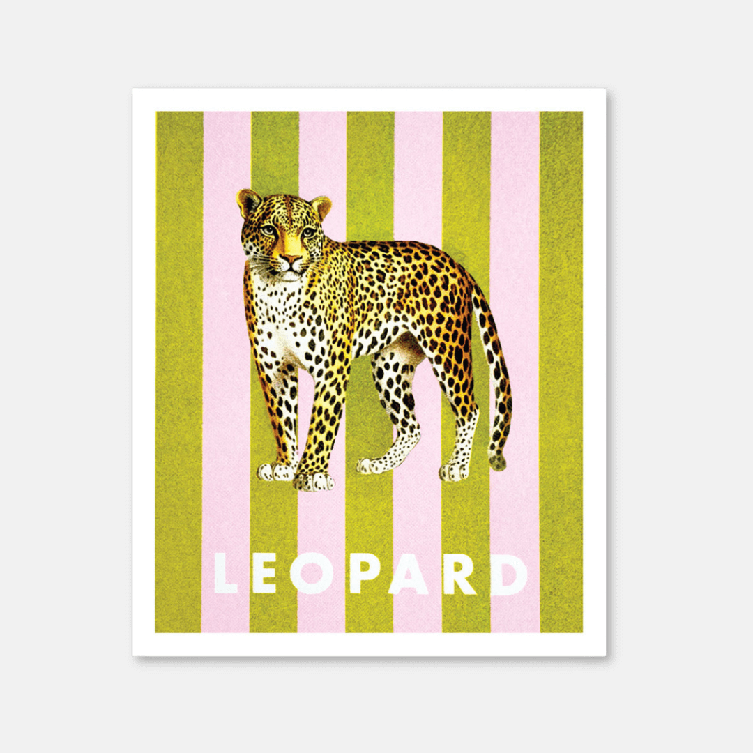 Striped Animal A5 Riso Prints