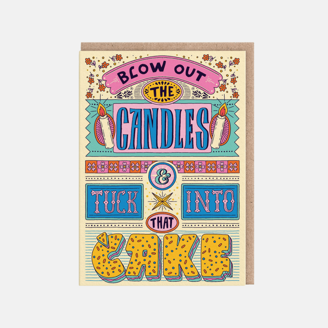 Blow Out The Candles Greetings Card