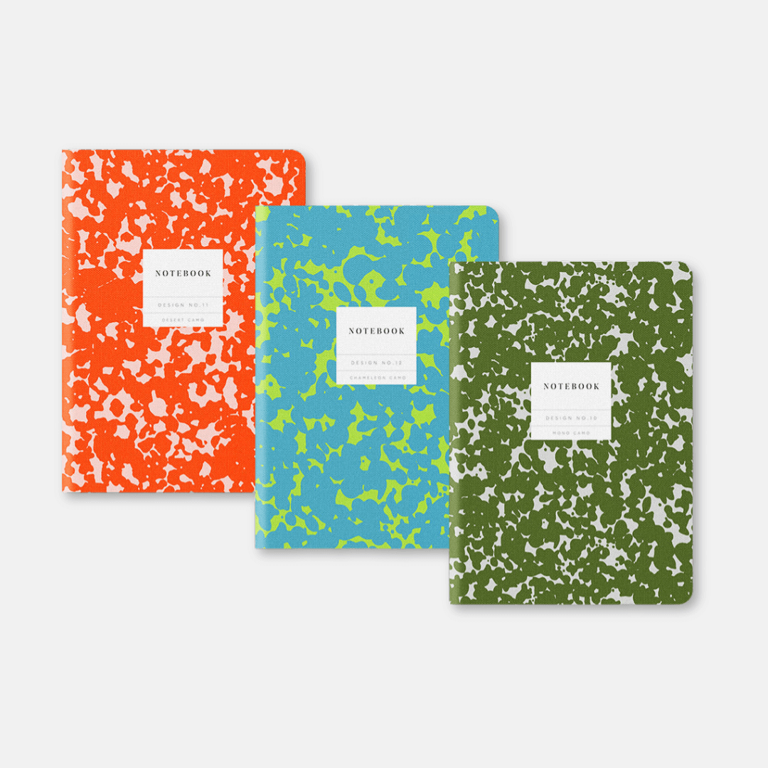 Camo Stitched Notebook Set