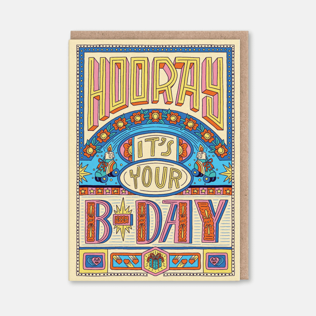 Hooray It's Your Birthday Greetings Card