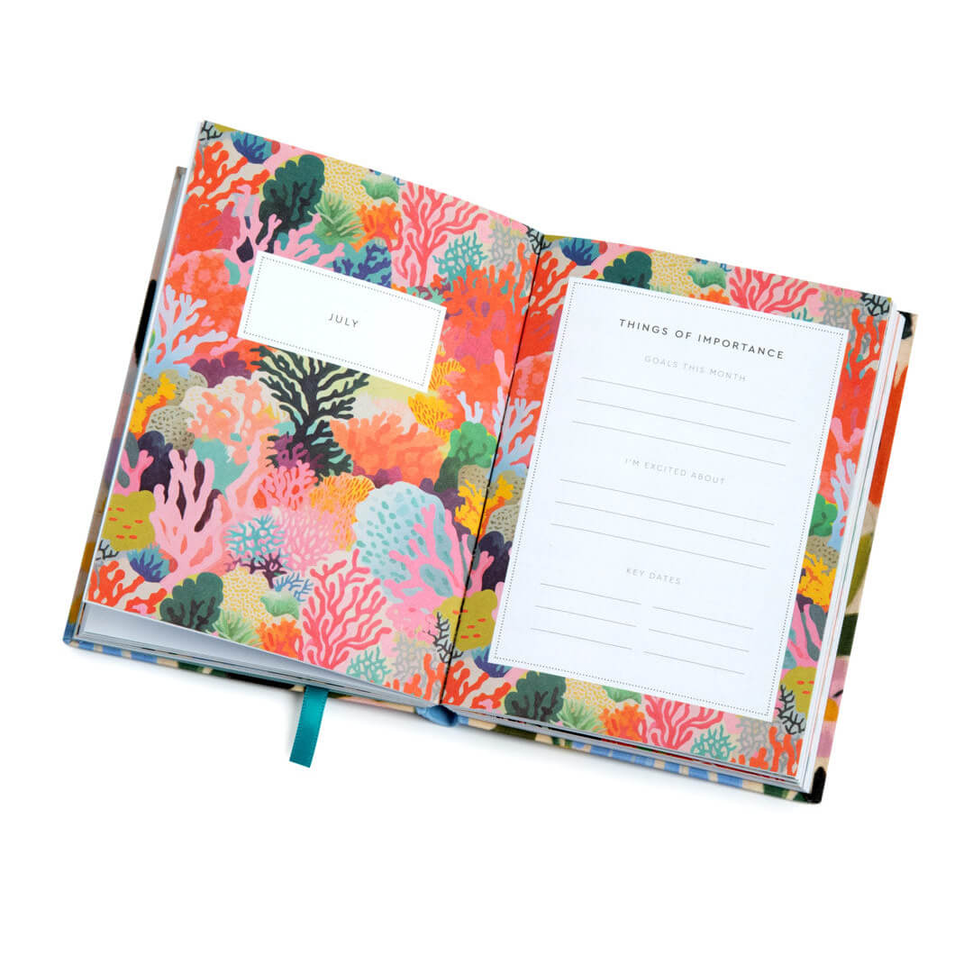 2025 Painted Floral A5 Diary